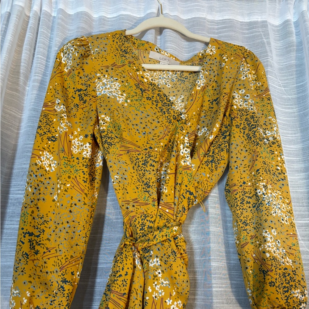 Mustard blouse